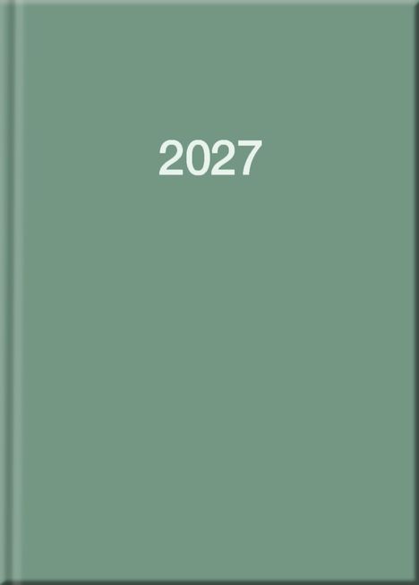Der Text "2027" steht zentriert auf einem mintgrünen Hintergrund.