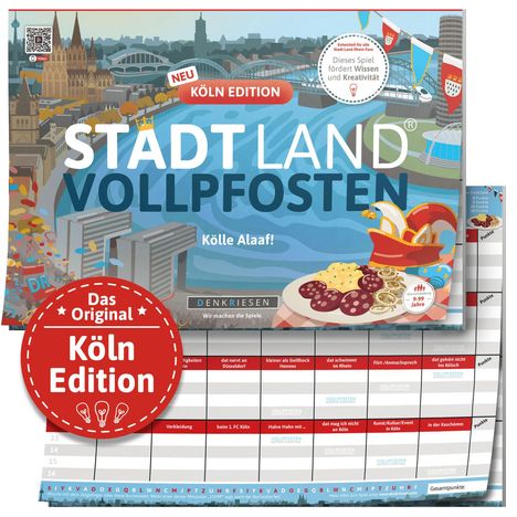 "Neu Köln Edition, Stadt Land Vollpfosten, Kölle Alaaf!, Das Original Köln Edition, DENKRIESEN, 9-99 Jahre."