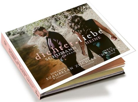 Robert Schumann (1810-1856): Dichterliebe op.48  arrangiert für Cello &amp; Gitarre (Deluxe-Edition im Hardcover), 2 CDs