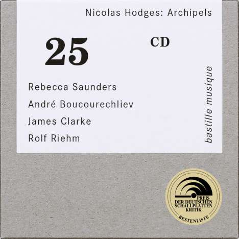 Nicolas Hodges - Archipels, CD