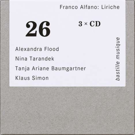 Franco Alfano (1875-1954): Intregale delle Liriche (Sämtliche Klavierlieder), 3 CDs