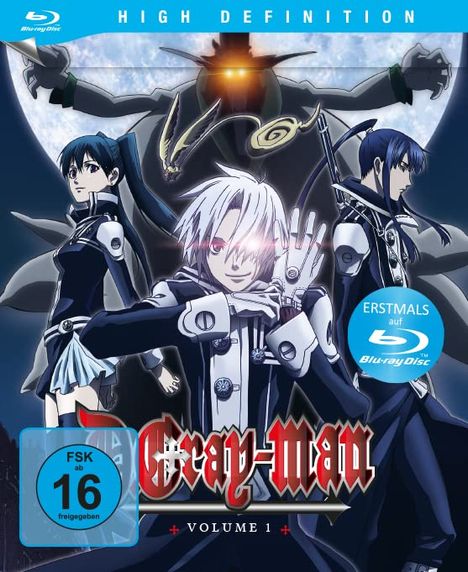 D.Gray-Man Vol. 1 (Blu-ray), 3 Blu-ray Discs