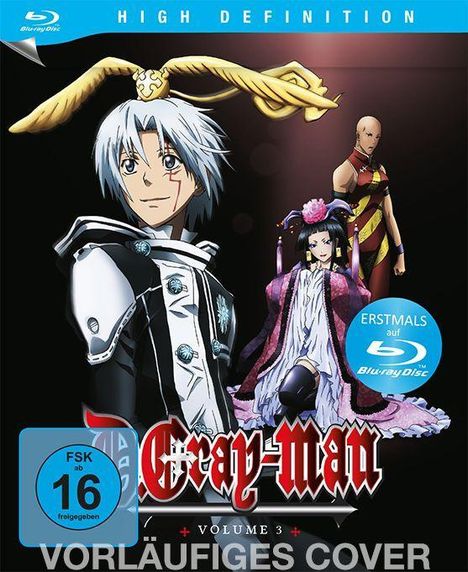 D.Gray-Man Vol. 3 (Blu-ray), 3 Blu-ray Discs