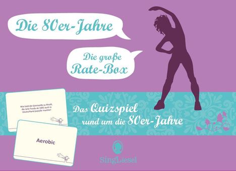 Linus Paul: Das große 80er-Jahre-Quiz. Das Spiel für Senioren rund um die 80er Jahre. Spiele-Box mit 100 Karten, Spiele