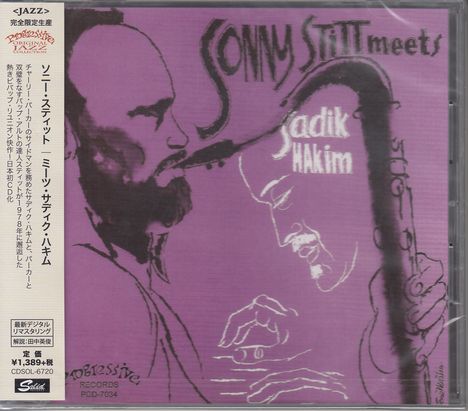 Sonny Stitt &amp; Sadik Hakim: Sonny Stitt Meets Sadik Hakim, CD