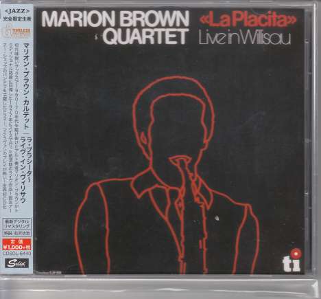 Marion Brown (1931-2010): La Placita: Live In Willisau 1977, CD