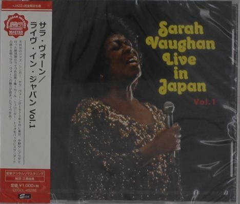 Sarah Vaughan (1924-1990): Live In Japan Vol.1 (Limited Edition), CD