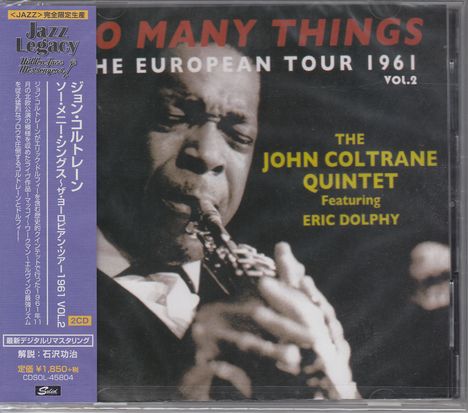 John Coltrane &amp; Eric Dolphy: So Many Things: The European Tour 1961 Vol. 2, 2 CDs