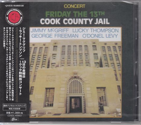 Jimmy McGriff (1936-2008): Friday The 13th: Cook County Jail, CD