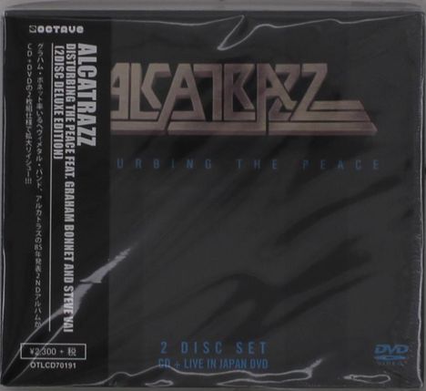 Alcatrazz: Disturbing The Peace Feat. Graham Bonnet And Steve Vai, 1 CD und 1 DVD