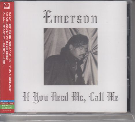 Emerson: If You Need Me, Call Me, CD