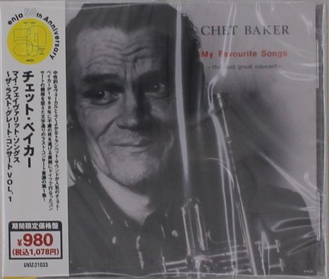 Chet Baker (1929-1988): My Favourite Songs: The Last Great Concert Vol. 1 (enja 50th Anniversary), CD