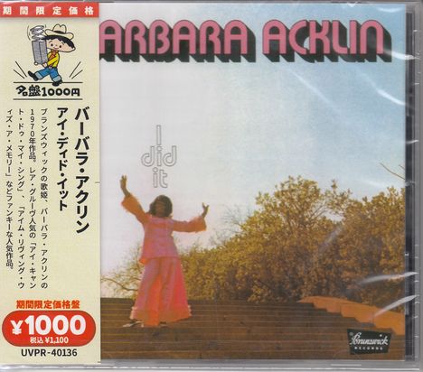 Barbara Acklin: I Did It, CD