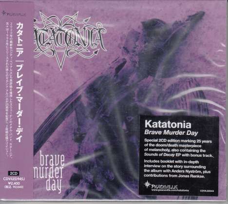 Katatonia: Brave Murder Day (25th Anniversary Edition) (Slipcase), 2 CDs