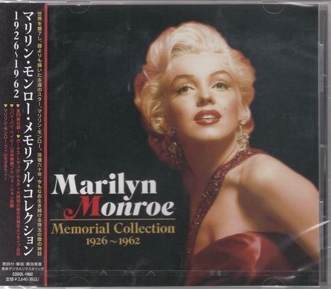 Marilyn Monroe: Memorial Collection 1926 - 1962, CD