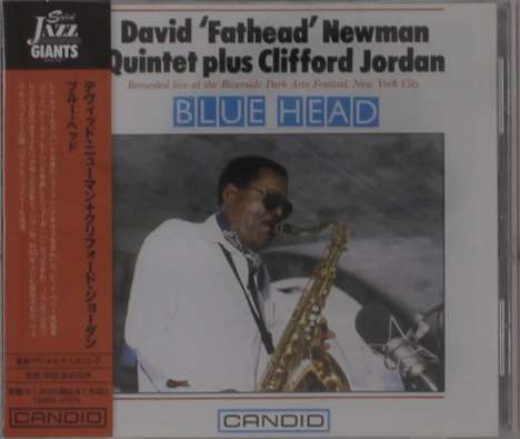 David ''Fathead'' Newman &amp; Clifford Jordan: Blue Head, CD