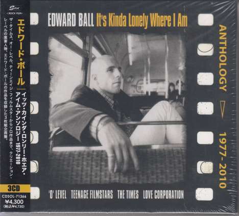 Edward Ball: It's Kinda Lonely Where I Am: Anthology 1977 - 2010 (Digipack), 3 CDs