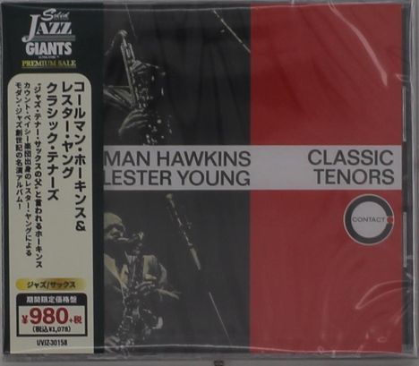 Coleman Hawkins &amp; Lester Young: Classic Tenors, CD