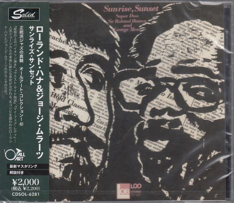 Roland Hanna &amp; George Mraz: Sunrise. Sunset, CD