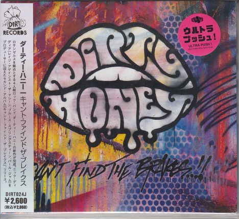 Dirty Honey: Can't Find The Brakes (Digipack), CD