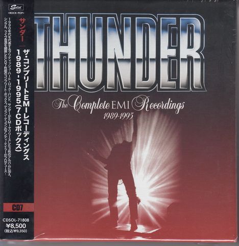 Thunder: The Complete EMI Recordings 1989 - 1995, 7 CDs