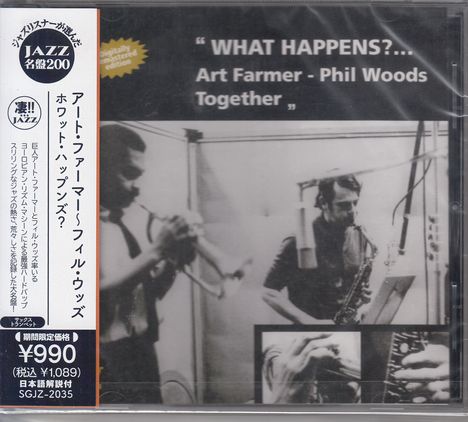 Art Farmer &amp; Phil Woods: What Happens? [Limited Price Edition], CD