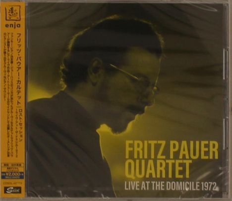 Fritz Pauer (1943-2012): Lost Session: Live At The Domicile 1972, CD