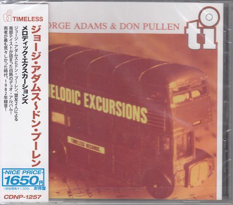 George Adams & Don Pullen: Melodic Excursions, CD