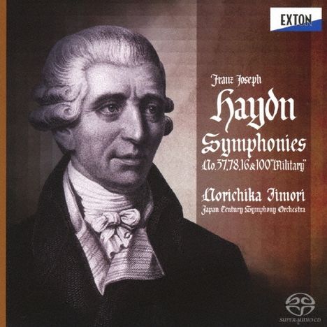 Franz Joseph Haydn, Symphonies No. 57, 78, 16 & 100 "Military", Norichika Iimori, Japan Century Symphony Orchestra. Porträt eines Mannes.