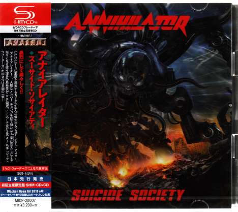 Annihilator: Suicide Society (SHM-CD + CD), 2 CDs