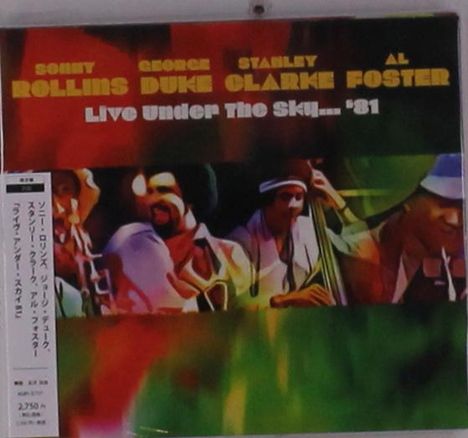 Sonny Rollins, George Duke, Stanley Clarke &amp; Al Foster: Live Under The Sky '81 (Digipack), 2 CDs