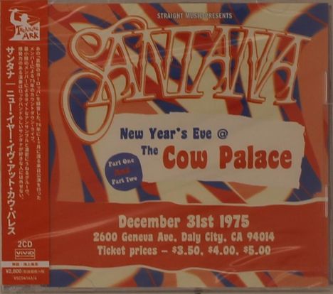 Santana: New Year's Eve 1975, 2 CDs