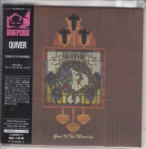 Quiver: Gone In The Morning, CD
