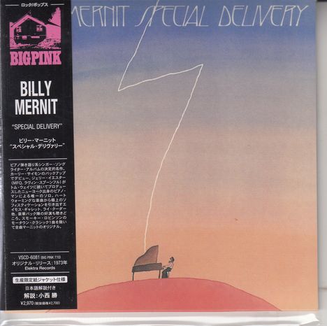 Billy Mernit: Special Delivery (Papersleeve), CD