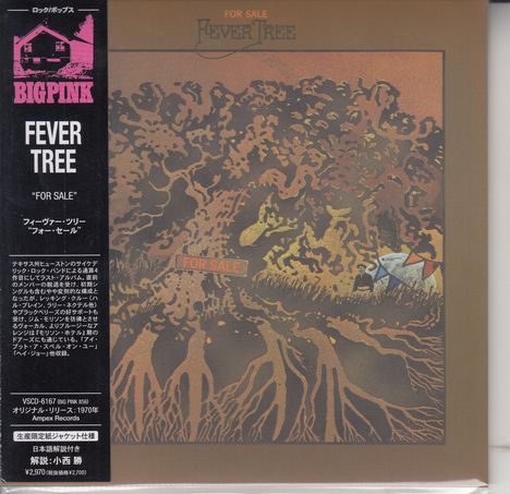 Fever Tree: For Sale (Papersleeve), CD