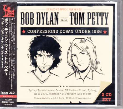 Bob Dylan &amp; Tom Petty: Confessions Down Under 1986, 2 CDs