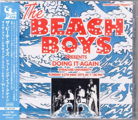 The Beach Boys: Doing It Again: Live At Syracuse University, NY 1971, CD