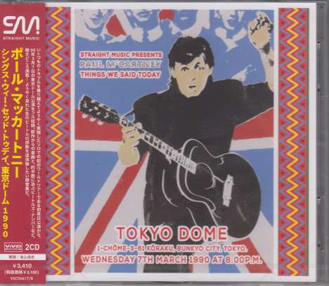 Paul McCartney (geb. 1942): Things We Said Today: Tokyo Dome 1990, 2 CDs