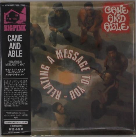Text: "CAN AND ABLE", "RELATING A MESSAGE TO YOU". Menschen schauen nach oben, Logo in Rot und Weiß.