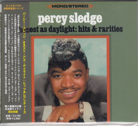 Percy Sledge: Honest As Daylight: Hits &amp; Rarities (Digisleeve), CD