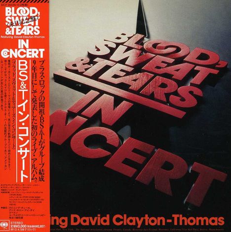 Blood, Sweat &amp; Tears: In Concert 1975 (Digisleeve) (Blu-Spec CD), 2 CDs