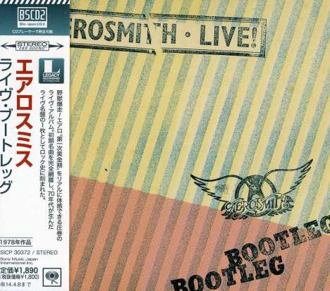 Aerosmith: Live! Bootleg (reissue) (Blu-Spec CD2), CD