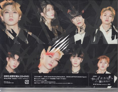 Stray Kids: Scars / Thunderous (TYPE-A), 1 CD und 1 DVD