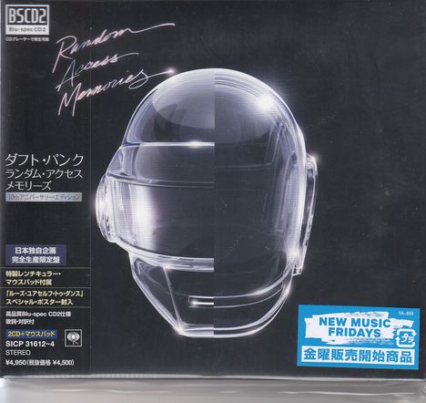 Daft Punk: Random Access Memories (10th Anniversary Edition) (Blu-Spec CD2) (Digisleeve), 2 CDs