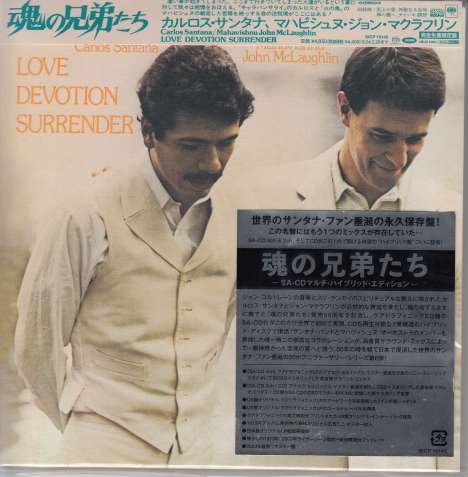 Carlos Santana &amp; John McLaughlin: Love Devotion Surrender (Digisleeve) (7"-Format), Super Audio CD