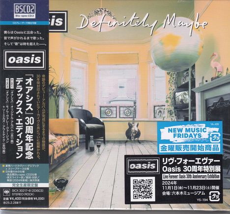 Oasis: Definitely Maybe (30th Anniversary Deluxe Edition) (Blu-Spec CD2), 2 CDs