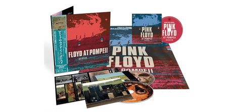 Pink Floyd: Pink Floyd At Pompeii MCMLXXII (Limited Edition), 2 CDs und 1 Blu-ray Disc