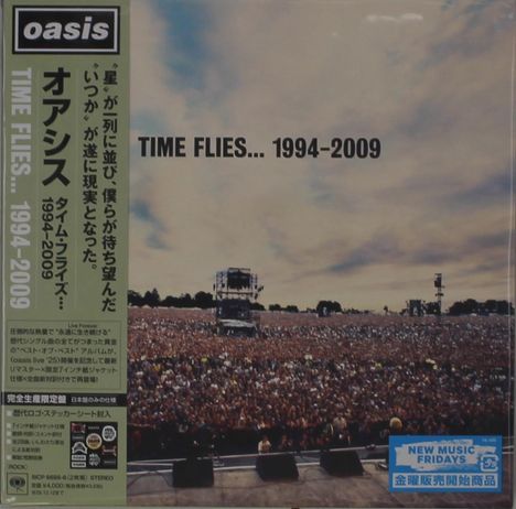 Oasis: Time Flies... 1994 - 2009 (15th Anniversary) (+ Sticker-Sheet) (Triplesleeve) (7"-Format), 2 CDs