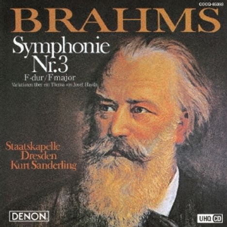Johannes Brahms (1833-1897): Symphonie Nr.3 (Ultra High Quality CD), CD