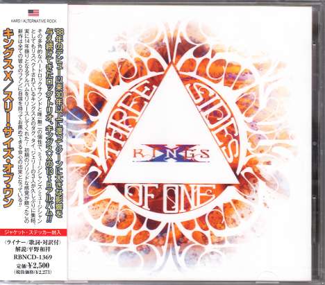 King's X: Three Sizes Of One, CD